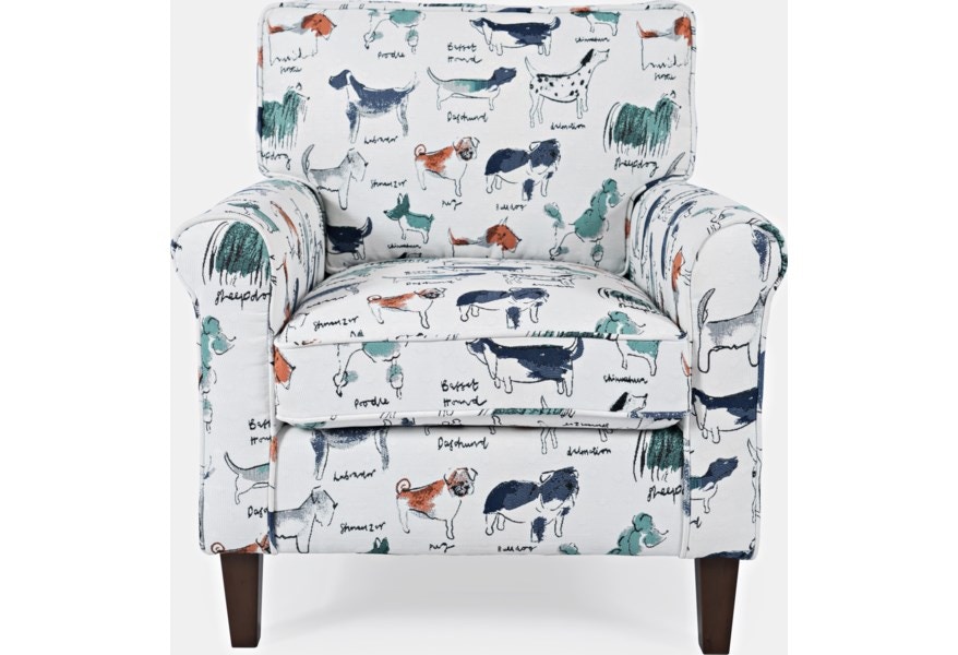 Accent chair print fabric best sale